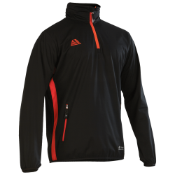 Vienna 1/4 Zip Rain Top Black/Tangerine